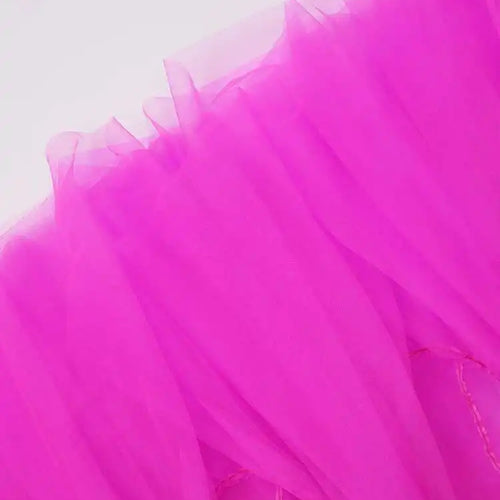 Load image into Gallery viewer, Women Purple Ruffles Mesh Perspective Big Size Long Dress New Round Neck Half Sleeve Fashion Spring Summer 2025 JR7711
