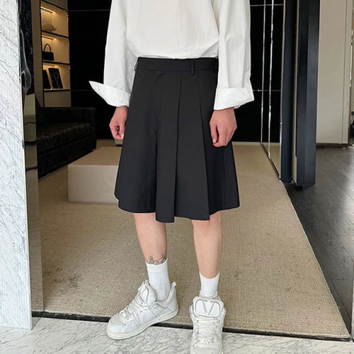 Load image into Gallery viewer, Three Dimensional Pleated Suit Shorts Men&#39;s 2024 New Summer All-match Personality Women Culottes Male Fashion Trend 9C5847
