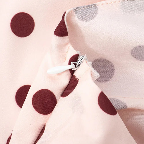 Load image into Gallery viewer, Rose Polka Dot Maxi Dress For Women Gown Spaghetti Strap Off-shoulder Sleeveless Backless Elegant Evening Club Dress
