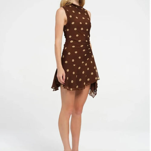 Load image into Gallery viewer, Fashion Sleeveless Mesh Patchwork Polka Dot Double-layer Dress For Women&#39;s Summer New 2025 Streetwear Holiday Beachwear
