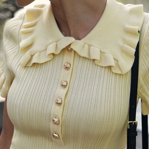 Load image into Gallery viewer, Autumn Winter Knitted Dress Women Lovely Peter Pen Collar Slim Dress Sexy Causal High Streetwear Women's Clothing
