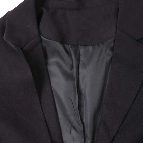 Load image into Gallery viewer, Women Black Irregular Big Size Casual Blazer New Lapel Long Sleeve Loose Fit Jacket Fashion Spring Autumn 2025 CPG0356
