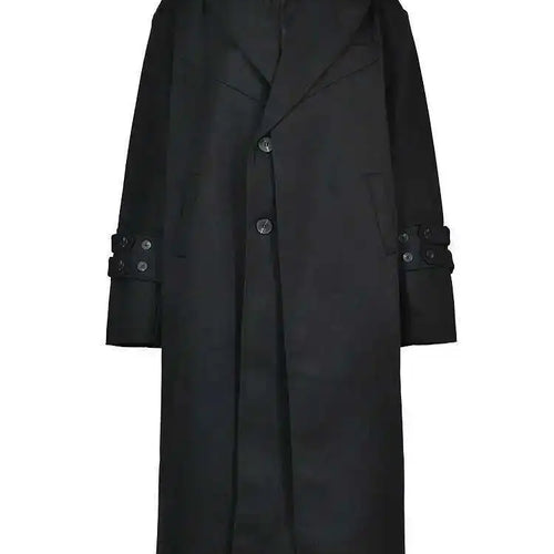 Load image into Gallery viewer, Women Beige Double Layers Big Size Long Casual Trench New Lapel Long Sleeve Windbreaker Fashion Spring Autumn 2025 1DH1465
