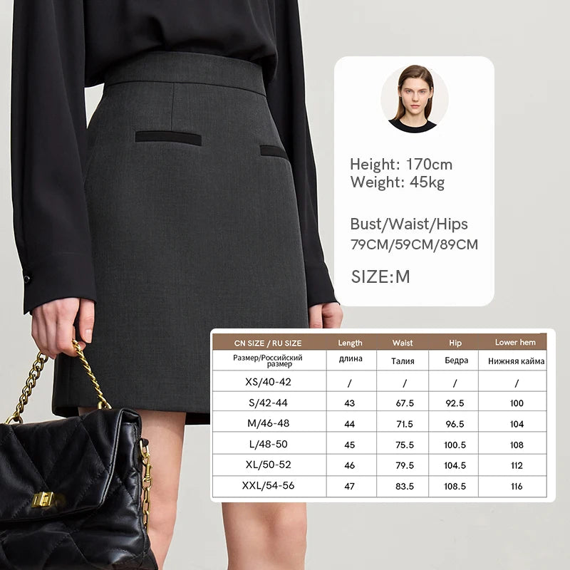Mini Skirt 2026 Spring New Elegant Commuter Versatile Short Skirt A-Line Color-blocking Splicing Women's Clothing 12621021