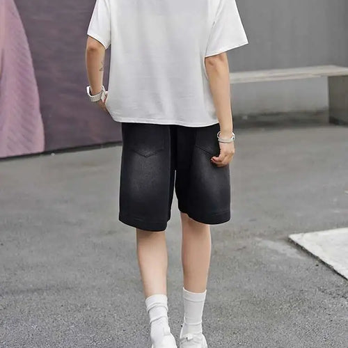 Load image into Gallery viewer, Women Black Irregular Hem Zipper Big Size Casual T-shirt New Round Neck Short  Sleeve Fashion Spring Summer 2025 1DJ0619
