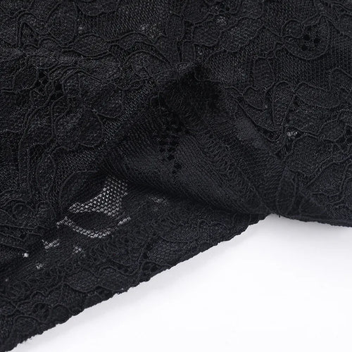 Load image into Gallery viewer, Lace Hollow Out Sexy Maxi Dress For Women Fashion Long Sleeve Thigh High Split Bodycon Club Evening Long Dress Elegant
