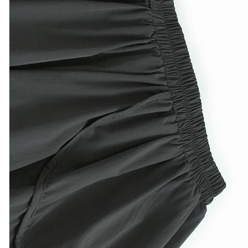 Load image into Gallery viewer, High Elastic Waist Gray Irregular Mesh Spliced A-line Half-body Skirt Women Fashion Tide New Spring Autumn 2025 1DJ1418
