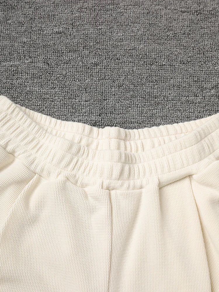 Beige Irregular Tank Top Brief Wide Leg Pants Two Piece Suit New Sleeveless Women Fashion Tide Spring Summer 2025 CPG3157