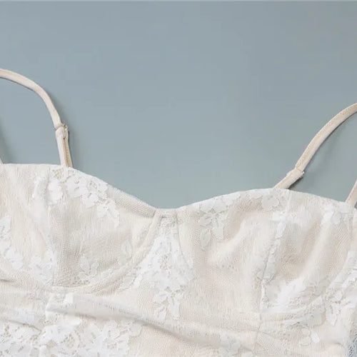 Load image into Gallery viewer, Spaghetti Strap Lace Sexy Maxi Dress For Women Gown Black Sleeveless Backless Thigh High Split Bodycon Long Dress
