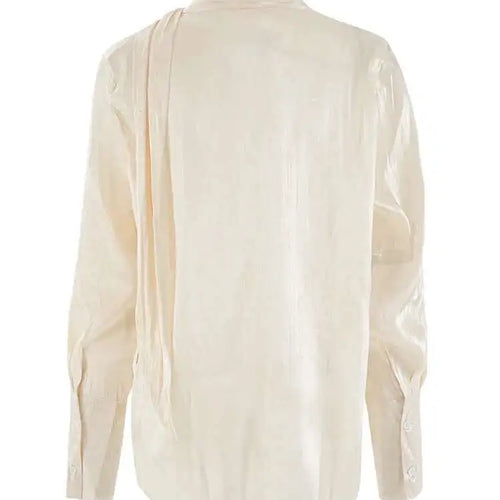 Load image into Gallery viewer, Women Black Organza Elegant Big Size Blouse New Scarf Collar Long Sleeve Shirt Fashion Tide Spring Autumn 2025 CPG2114
