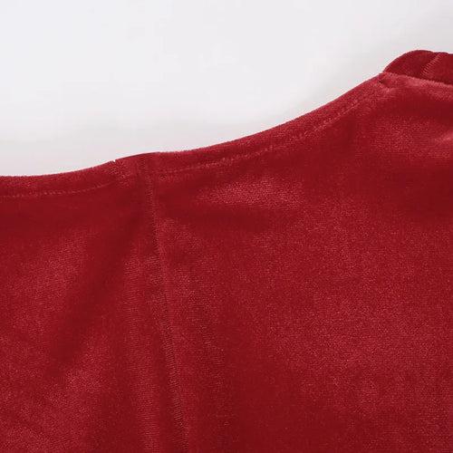 Load image into Gallery viewer, Velvet Long Sleeve Sexy Mini Dress For Women Autumn Winter New Square Collar Bodycon Ruched Club Party Dress Elegant
