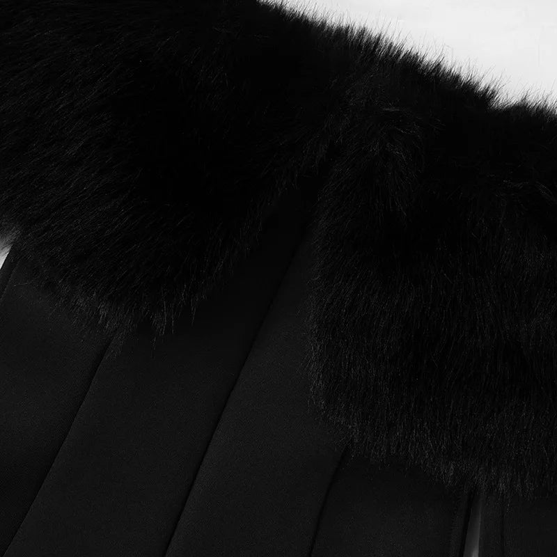 Feather Strapless Long Sleeve Sexy Mini Dress Women Fashion Off-shoulder Backless High Waist Club Party Dress Elegant