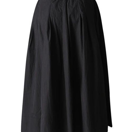 Load image into Gallery viewer, High Elastic Waist Black Bandage Pleated Pocket A-line Half-body Skirt Women Fashion Tide New Spring Autumn 2025 CPG3176
