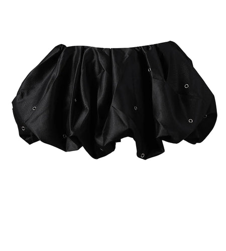 High Elastic Waist Black Bandage Elegant Mini Bud Half-body Skirt Women Fashion Tide New Spring Autumn 2025 11A0273