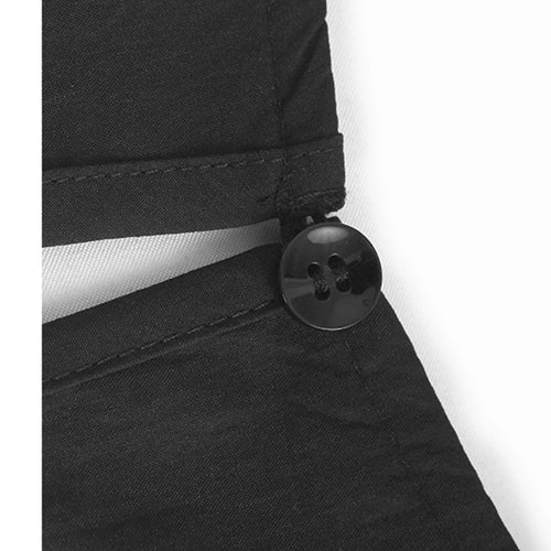 Load image into Gallery viewer, Women Black Pockets Drawstring Big Size Vest Dress New Round Neck Sleeveless Fashion Tide Spring Summer 2025 1DJ0658
