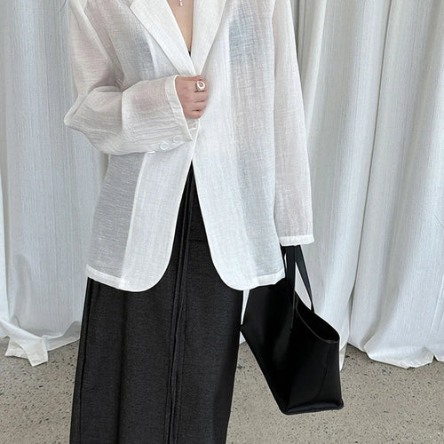 Load image into Gallery viewer, High Elastic Waist Gray Drawstring Back Slit Elegant Half-body Skirt Women Fashion Tide New Spring Autumn 2025 1DJ1372
