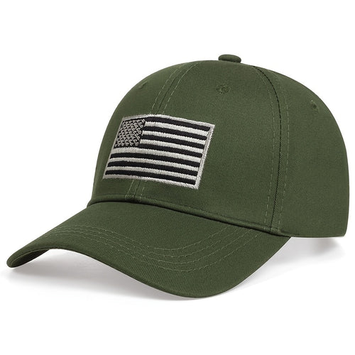 Load image into Gallery viewer, Tactical Army Military USA American Flag Unisex Mesh Embroidered Baseball Cap Men Women Hip Hop Peaked Caps Sport Outdoor Hat
