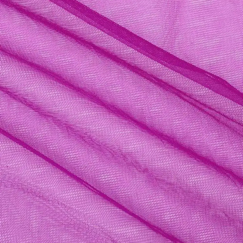 Load image into Gallery viewer, Women Purple Ruffles Mesh Perspective Big Size Long Dress New Round Neck Half Sleeve Fashion Spring Summer 2025 JR7711
