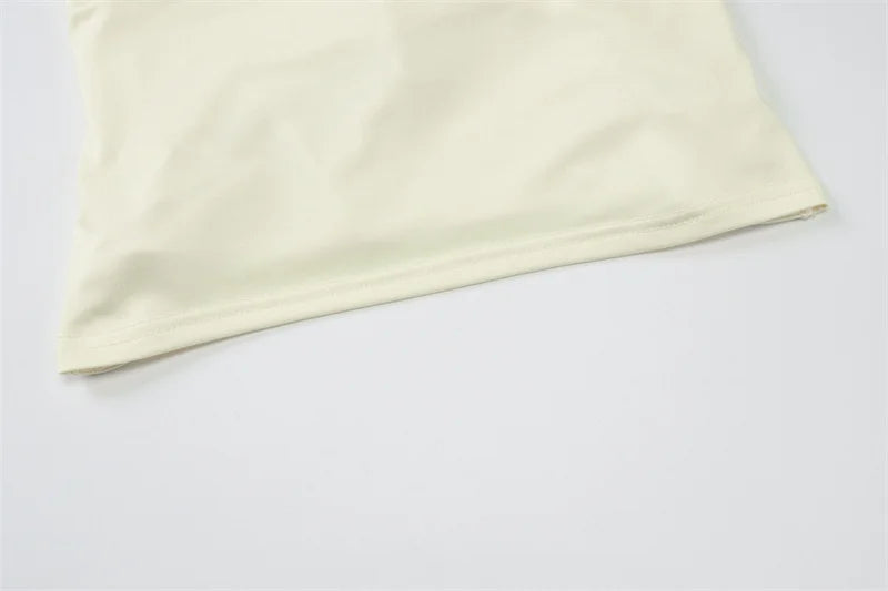 Mesh Print Skirt Two Piece Sets Women Halter Backless Tank Tops And Maxi Skirt Female Slim Summer Split Dress Sets