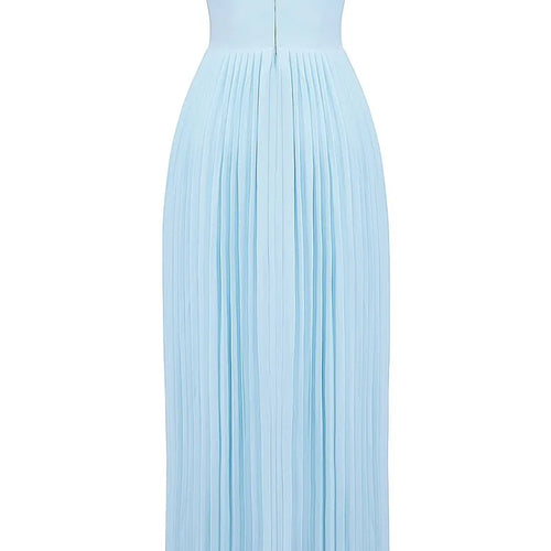 Load image into Gallery viewer, Off-shoulder Backless Pleated Maxi Dress For Women Fashion Strapless Sleeveless High Waist Bodycon Sexy Long Dress
