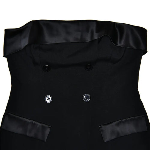 Load image into Gallery viewer, Off-shoulder Strapless Sexy Mini Dress For Women Fashion Two Pocket Backless Slim Club Party Sexy Dress Clubwear
