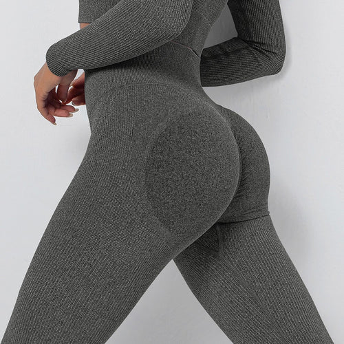 Load image into Gallery viewer, European and American new yoga pants Peach Hip Sweat-absorbent Breathable women elastic fitness leggings Gym Sports Wear
