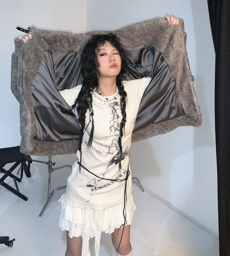 Y2k Tee Streetwear Harajuku Vintage Graphic T Shirts Women Japanese Cute Top Fairycore T-shirt Camisetas Aesthetic Grunge Tshirt