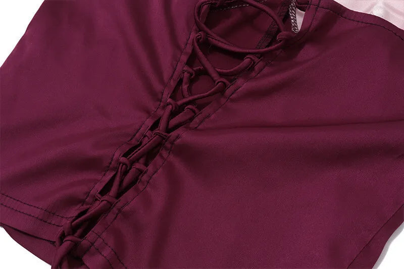 Sexy Skirt Two Piece Sets Women Halter Lace-up Cropped Tops And Maxi Skirt Ladies Fashion Sleeveless 2 Piece Sets