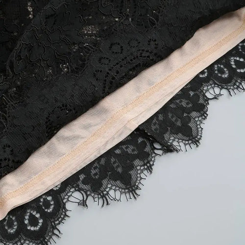 Load image into Gallery viewer, Elegant Lace Strapless Sexy Mini Dress For Women Fashion Off-shoulder Irregular Ruched Bodycon Night Club Party Dress
