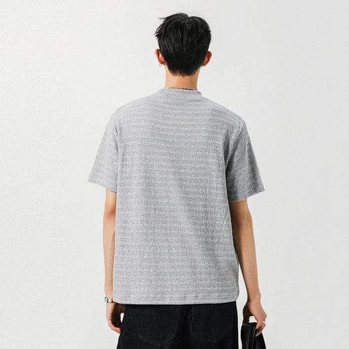 Load image into Gallery viewer, Men&#39;s T-shirts Short Sleeve New Summer Korean Style Round Neck Solid Color Simple Stylish Pullover Male Casual Tops 9W1939
