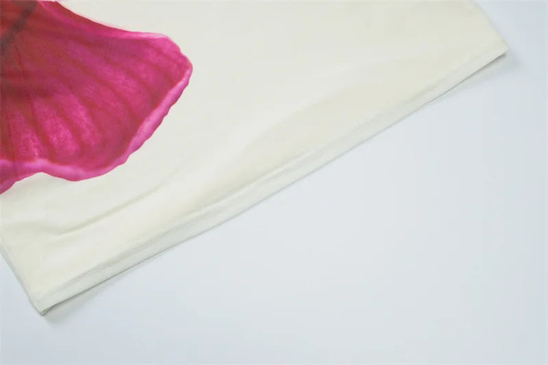 Mesh Floral Print Sexy Mini Dress Women Robe Summer New O Neck Sleeveless Slim Beach Holiday Bodycon Club Dress