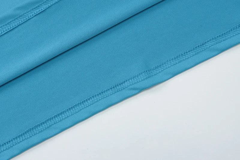 Off-shoulder Strapless Sexy Maxi Dress For Women Elegant Blue Sleeveless Backless Lace Patchwork Bodycon Long Dress