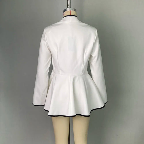 Load image into Gallery viewer, Fall Women’s Original Jacket Outerwear 2025 Spring Deep V-Neck Long Sleeves Buttoned Slim Elegant Ladies Clothing Tops
