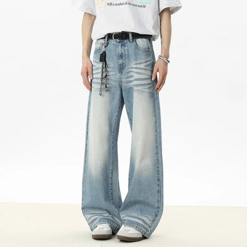 Load image into Gallery viewer, Men's Jeans New Spring American Style Straight Leg Denim Pants Handsome Curved Knife Design Male Trousers 2025 9W1530
