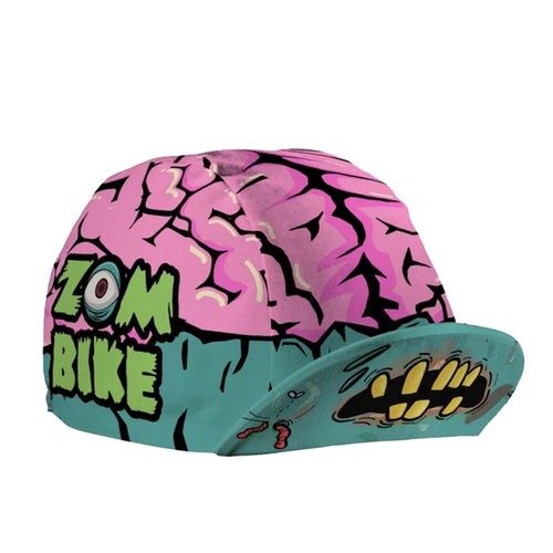 Load image into Gallery viewer, Summer Zombie Fear Cartoon Polyester  Cycling Caps Quick Dry Breathable Balaclava Unisex Bicycle Hat Blue Grey Pink
