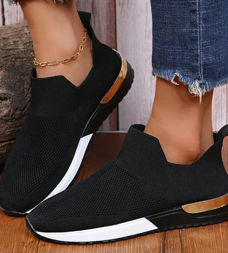 Shoes Women Sneakers Walking Shoes For Women Flat Women's Sneakers Lightweight Platform Casual Sneakers Slip On Tenis Feminino