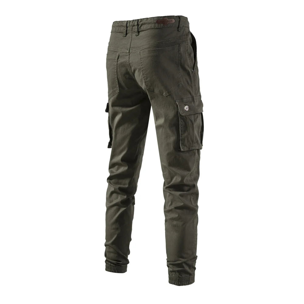 Men's Cargo Pants Multiple Pockets Trousers Zipper Fashion Outdoor Sportswear Pants for Men Spring  Joggers Men
