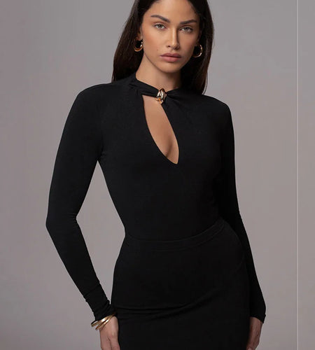 Sexy Hollow Out Long Sleeved High Elasticity Tight Fitting Bodysuit Women Irregular Jumpsuit Casual Party Club Rompers