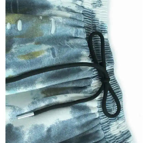 Load image into Gallery viewer, High Elastic Waist Blue Back Denim Tie Dye A-line Design Half-body Skirt Women Fashion Tide New Spring Autumn 2025 1DH9320

