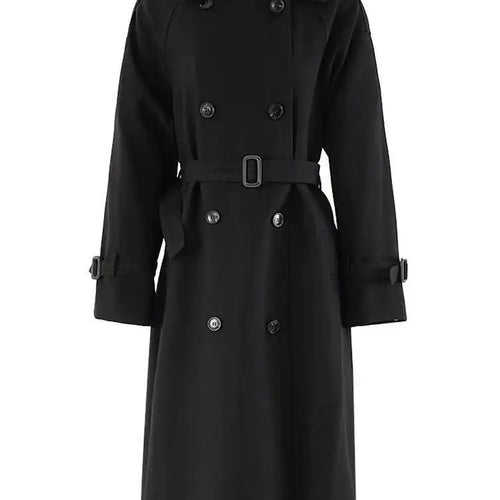 Load image into Gallery viewer, Women Red Double Breasted Big Size Elegant Trench New Lapel Long Sleeve Windbreaker Fashion Spring Autumn 2025  CPG1783
