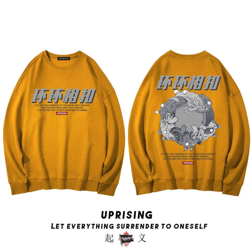 Load image into Gallery viewer, Hoodies, Sweatshirts Hip-hop street unique long-sleeved with interesting personality, rare, European, American and Japanese
