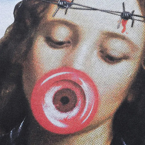 Load image into Gallery viewer, Hip Hop Tshirt Streetwear Girl Graphic Printed Short Sleeve T-Shirts Hip Hop Punk Gothic Oversize Tops Harajuku Casual Baggy Tee
