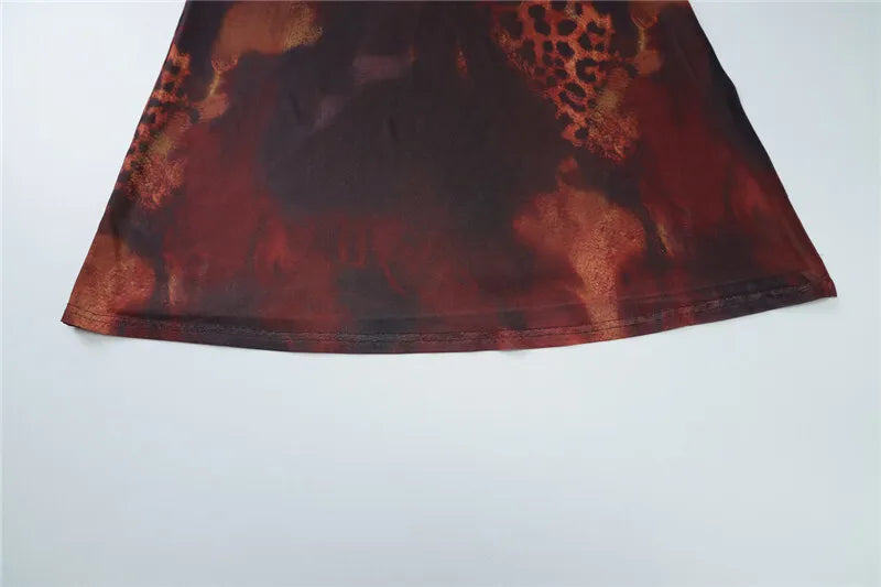 Halter Deep V Neck Print Sexy Maxi Dress For Women Gown Summer New Hollow Out Sleeveless Backless Beach Long Dress