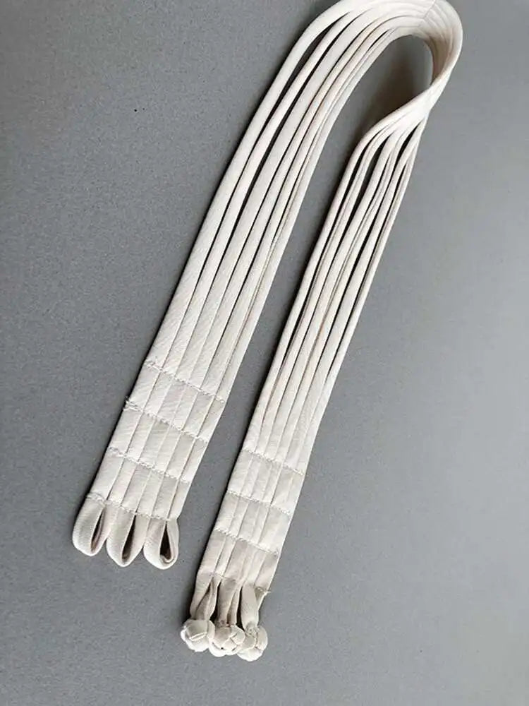 Women Black Buckle Long Elegant Dress New Round Neck Three-quarter Sleeve Loose Fit Fashion Spring Autumn 2025 1DE7880