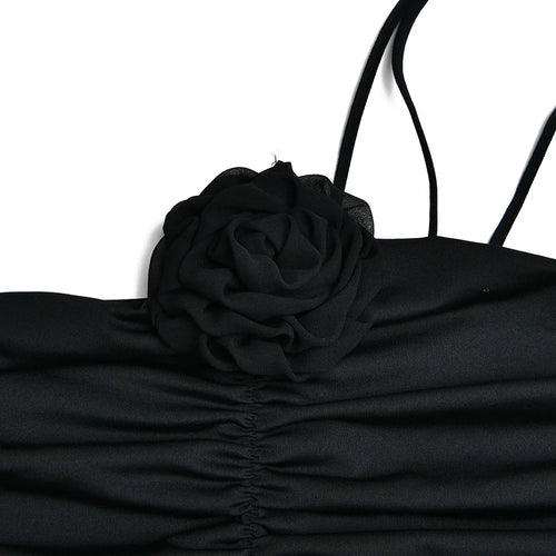 Load image into Gallery viewer, Elegant Halter Flower Sexy Maxi Dress For Women Gown Fashion Off-shoulder Backless Sleeveless Long Dress Vestidos
