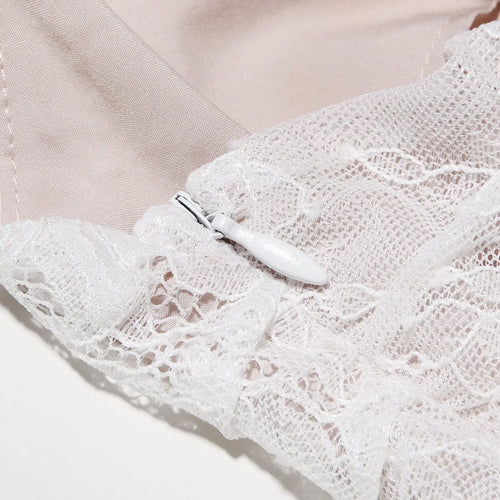 Load image into Gallery viewer, Elegant Lace Print Maxi Dress Set Women Fashion Spaghetti Strap Long Sleeve Bodycon Club Party Sexy Long Dress
