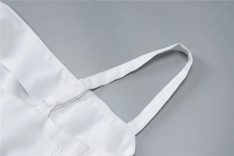 Backless Lace-up A-line Sexy Mini Dress For Women Fashion Spaghetti Strap Sleeveless Loose Club Party Dress Elegant