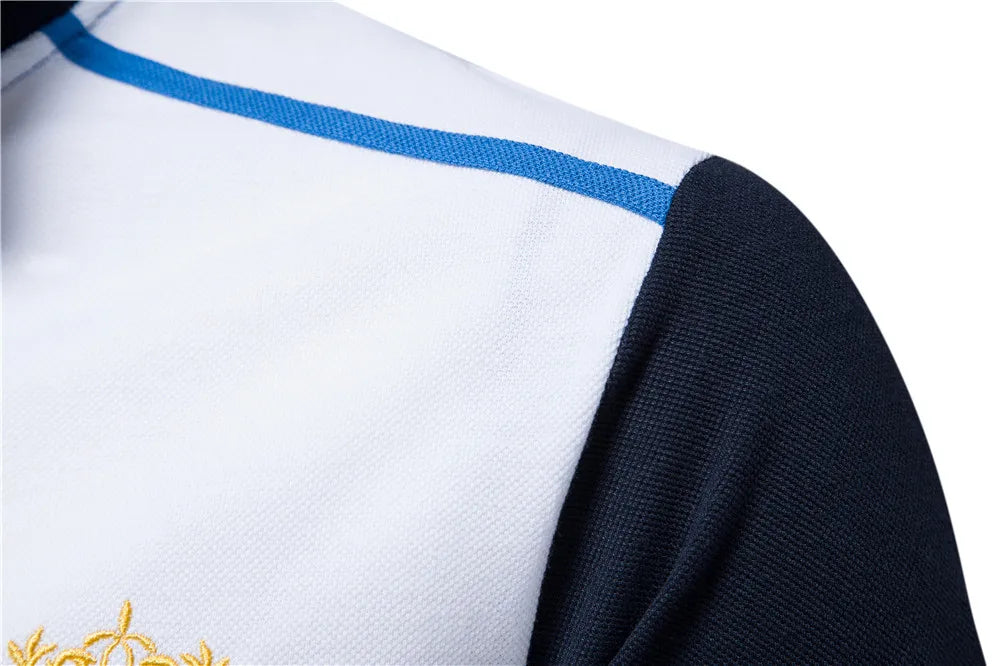 Brand Quality Cotton Polo Shirts for Men Short Sleeve Football Polo Men Casual Fashion Male Polo Shirt Top Clothing