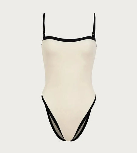 Sexy High Cut Halter One Piece Swimsuit 2024 Swimwear Women Push Up Bathing Suit Beach Outfits for Women Monokini