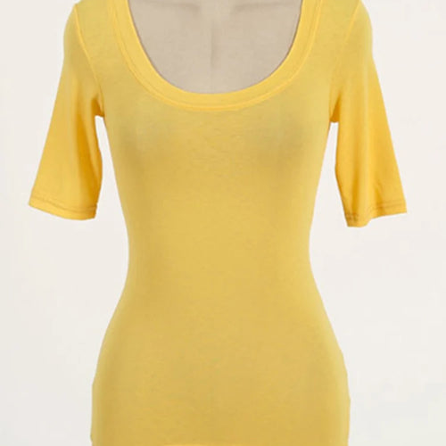 Load image into Gallery viewer, New 2024 Summer Sexy Slim Cotton Bottoming T Shirt Women O-Neck Casual Tshirts Korean Style Tee Shirt Female Strecth Black Tops
